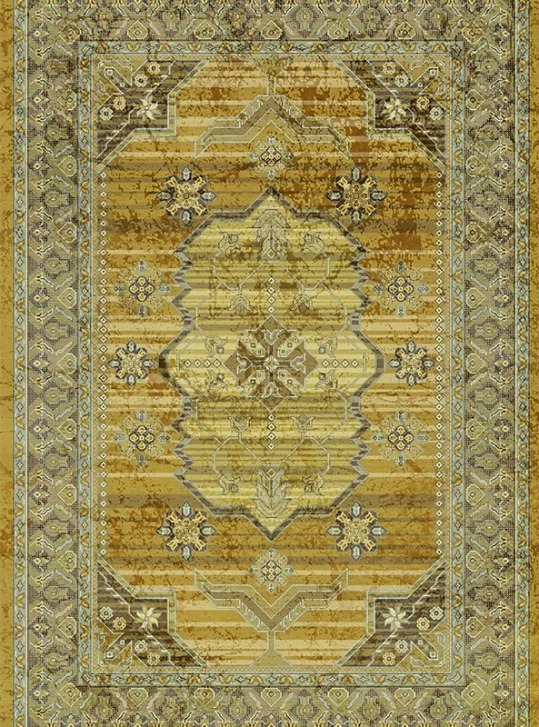 قالیچه و فرشینه مدرن هال و پذیرایی برند رویان کد F243 سایت خرید برو