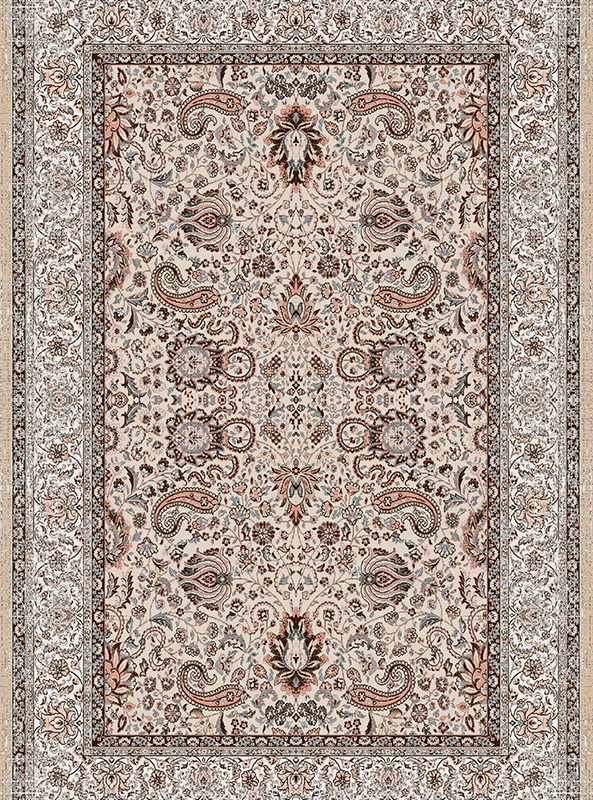 قالیچه و فرشینه مدرن هال و پذیرایی برند رویان کد F244 سایت خرید برو