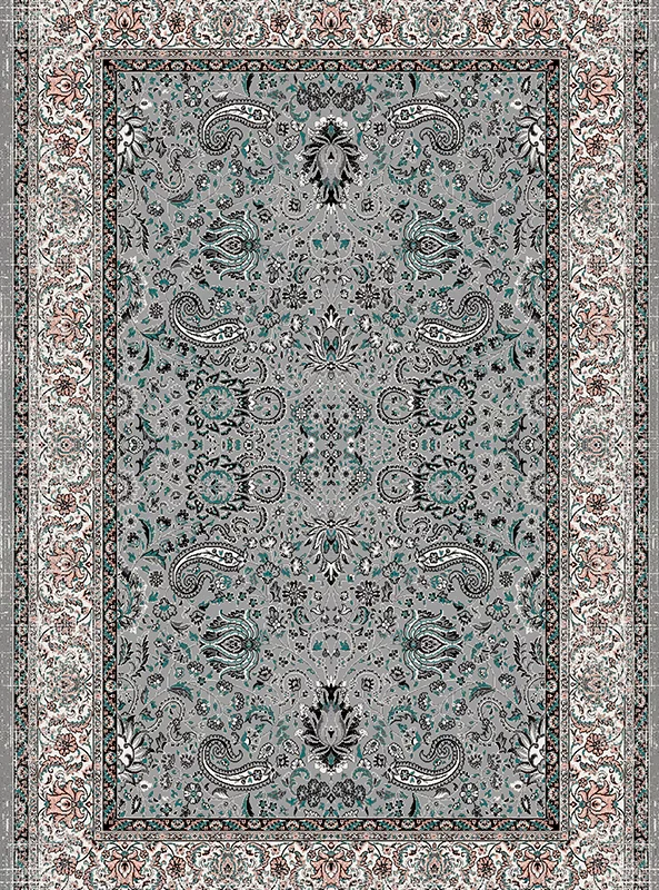 قالیچه و فرشینه مدرن هال و پذیرایی برند رویان کد F246 سایت خرید برو