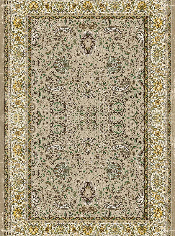 قالیچه و فرشینه مدرن هال و پذیرایی برند رویان کد F247 سایت خرید برو