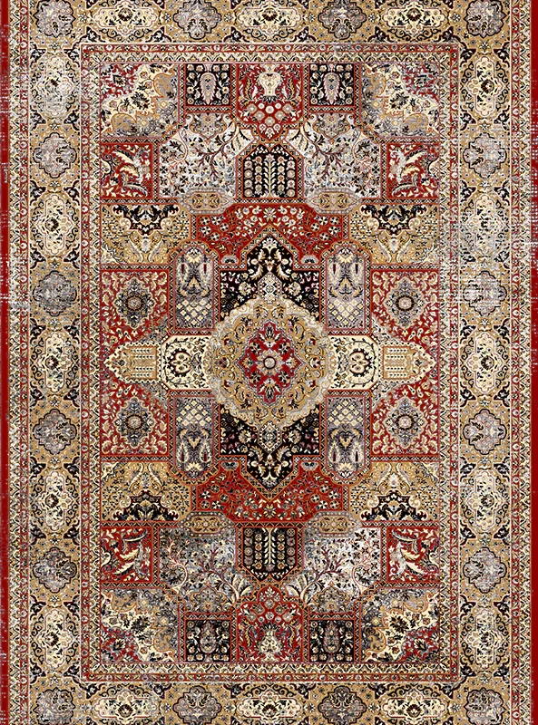 قالیچه و فرشینه مدرن هال و پذیرایی برند رویان کد F254 سایت خرید برو