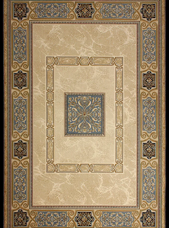 قالیچه و فرشینه مدرن هال و پذیرایی برند رویان کد F256 سایت خرید برو