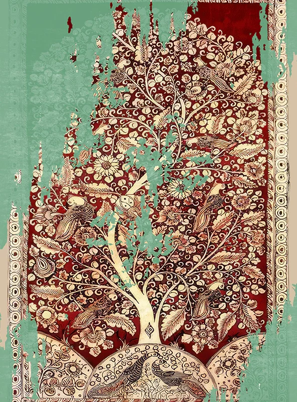 قالیچه و فرشینه مدرن هال و پذیرایی برند رویان کد F268 سایت خرید برو