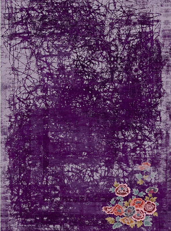 قالیچه و فرشینه مدرن هال و پذیرایی برند رویان کد F278 سایت خرید برو