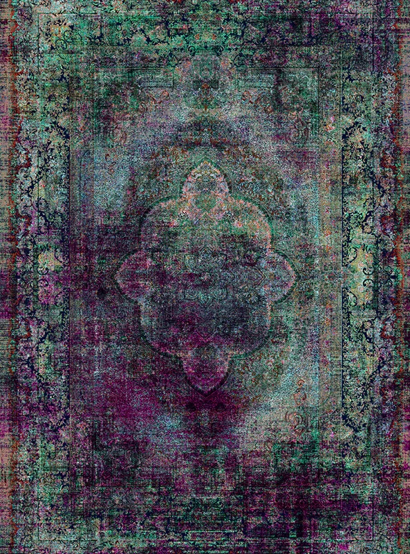 قالیچه و فرشینه مدرن هال و پذیرایی برند رویان کد F394 سایت خرید برو