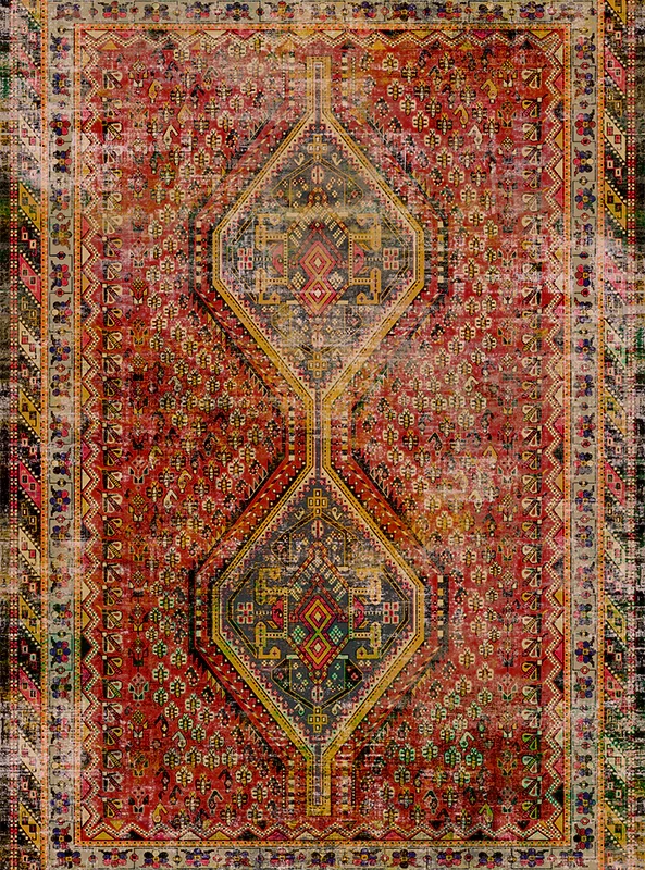 قالیچه و فرشینه مدرن هال و پذیرایی برند رویان کد F466 سایت خرید برو