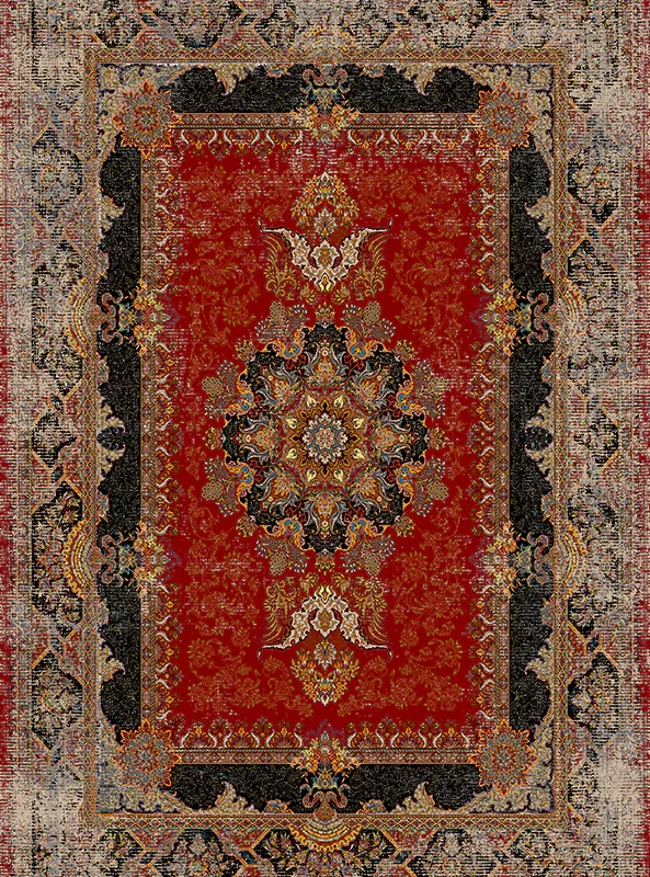 قالیچه و فرشینه مدرن هال و پذیرایی برند رویان کد F475 سایت خرید برو