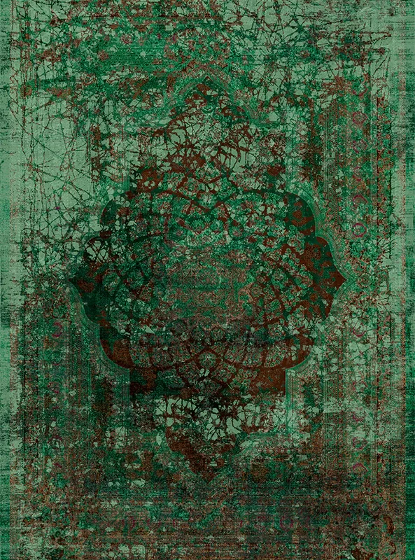 قالیچه و فرشینه مدرن هال و پذیرایی برند رویان کد F476 سایت خرید برو