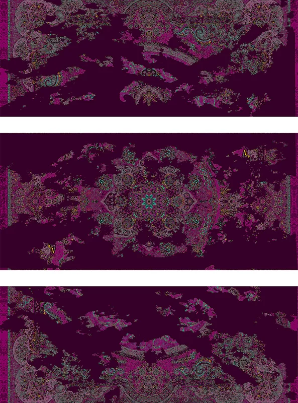 قالیچه و فرشینه مدرن هال و پذیرایی برند رویان کد F492 سایت خرید برو