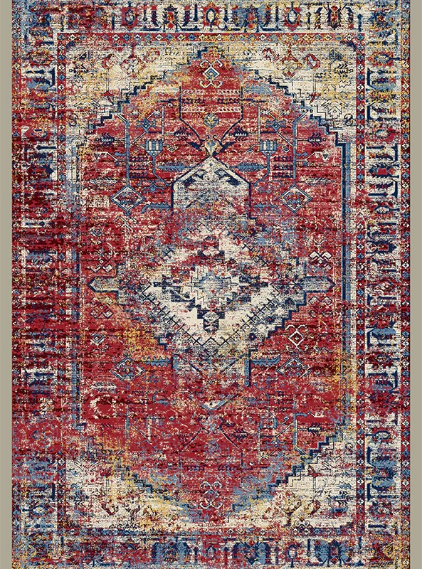 قالیچه و فرشینه مدرن هال و پذیرایی برند رویان کد F493 سایت خرید برو