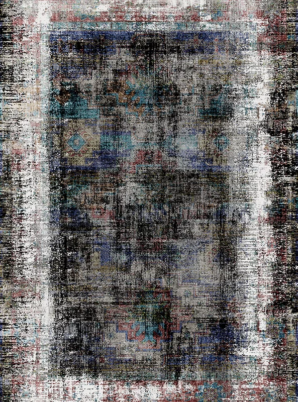 قالیچه و فرشینه مدرن هال و پذیرایی برند رویان کد F496 سایت خرید برو