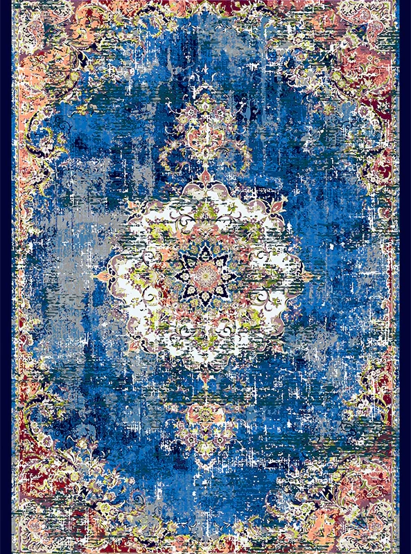 قالیچه و فرشینه مدرن هال و پذیرایی برند رویان کد F528 سایت خرید برو