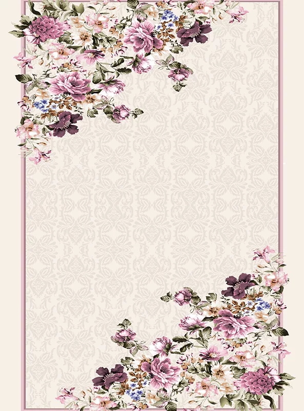 قالیچه و فرشینه مدرن هال و پذیرایی برند رویان کد F541 سایت خرید برو