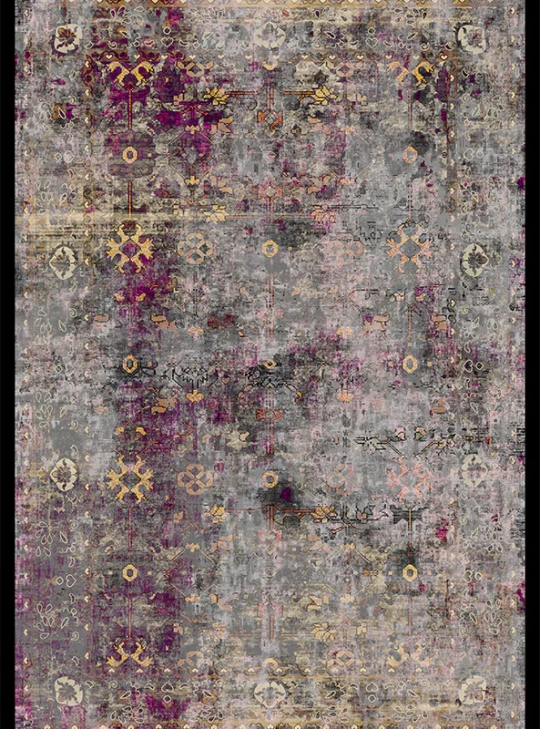 قالیچه و فرشینه مدرن هال و پذیرایی برند رویان کد F543 سایت خرید برو