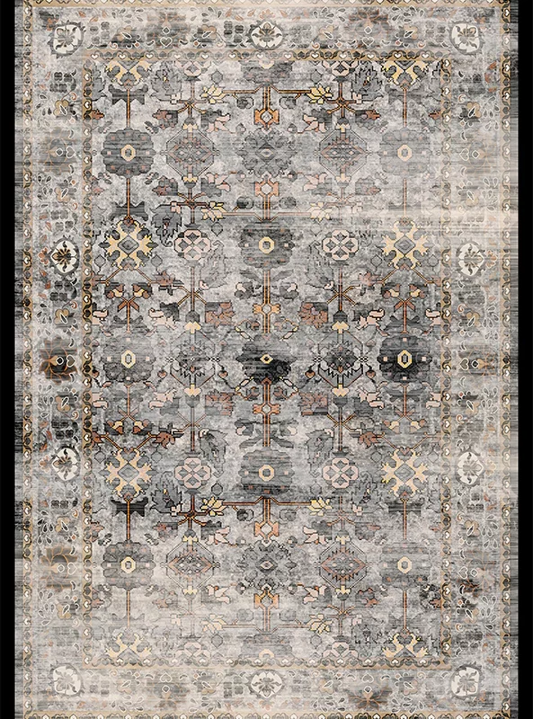 قالیچه و فرشینه مدرن هال و پذیرایی برند رویان کد F544 سایت خرید برو