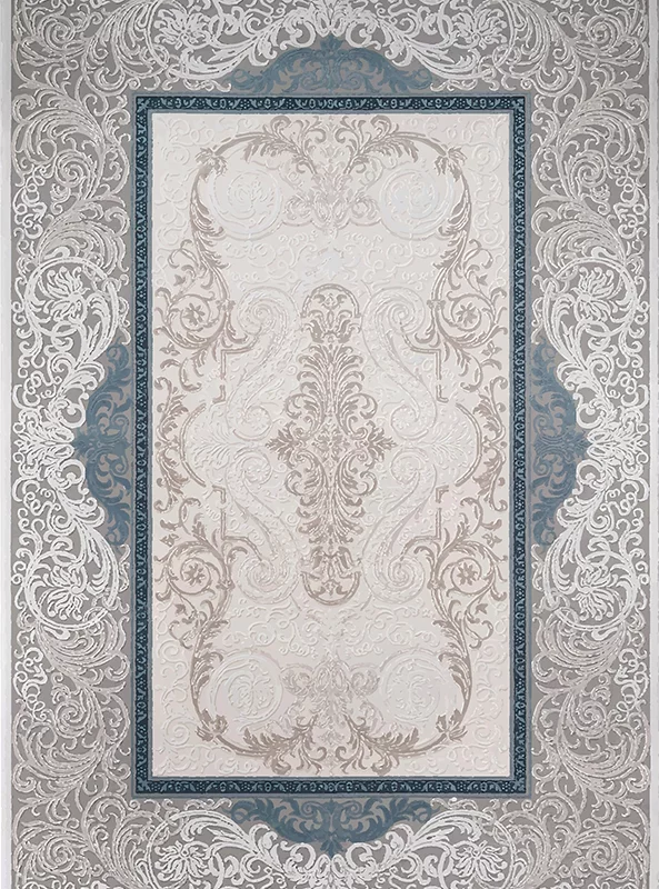 قالیچه و فرشینه مدرن هال و پذیرایی برند رویان کد F545 سایت خرید برو