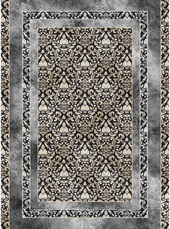 قالیچه و فرشینه مدرن هال و پذیرایی برند رویان کد F553 سایت خرید برو