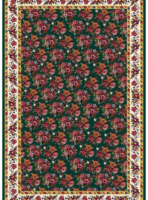 قالیچه و فرشینه مدرن هال و پذیرایی برند رویان کد F555 سایت خرید برو