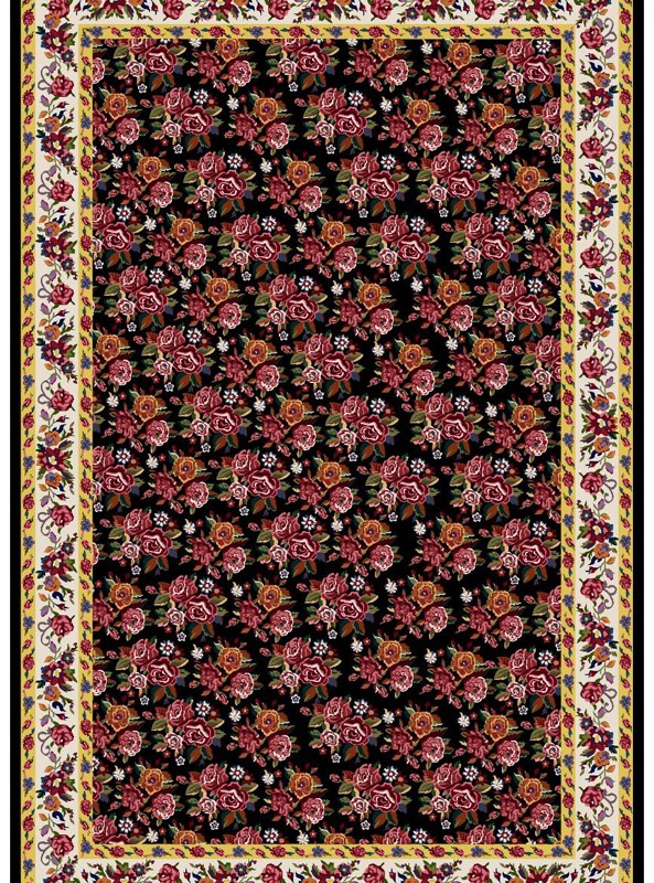 قالیچه و فرشینه مدرن هال و پذیرایی برند رویان کد F556 سایت خرید برو