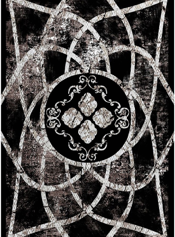 قالیچه و فرشینه مدرن هال و پذیرایی برند رویان کد F559 سایت خرید برو