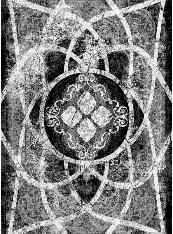 قالیچه و فرشینه مدرن هال و پذیرایی برند رویان کد F482 سایت خرید برو