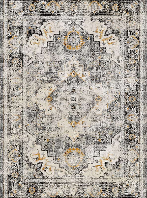 قالیچه و فرشینه مدرن هال و پذیرایی برند رویان کد F512 سایت خرید برو