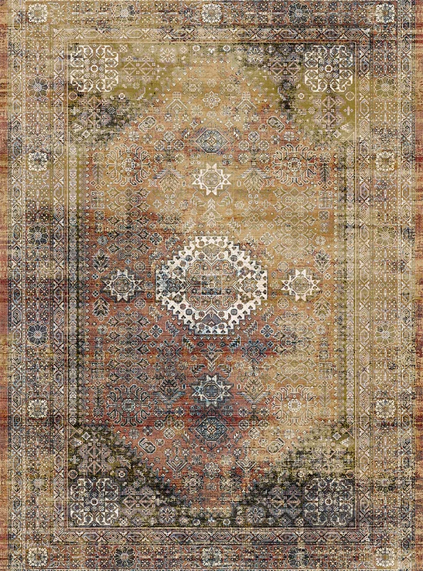 قالیچه و فرشینه مدرن هال و پذیرایی برند رویان کد F488 سایت خرید برو