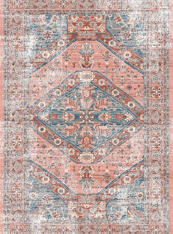 قالیچه و فرشینه مدرن هال و پذیرایی برند رویان کد F586 سایت خرید برو