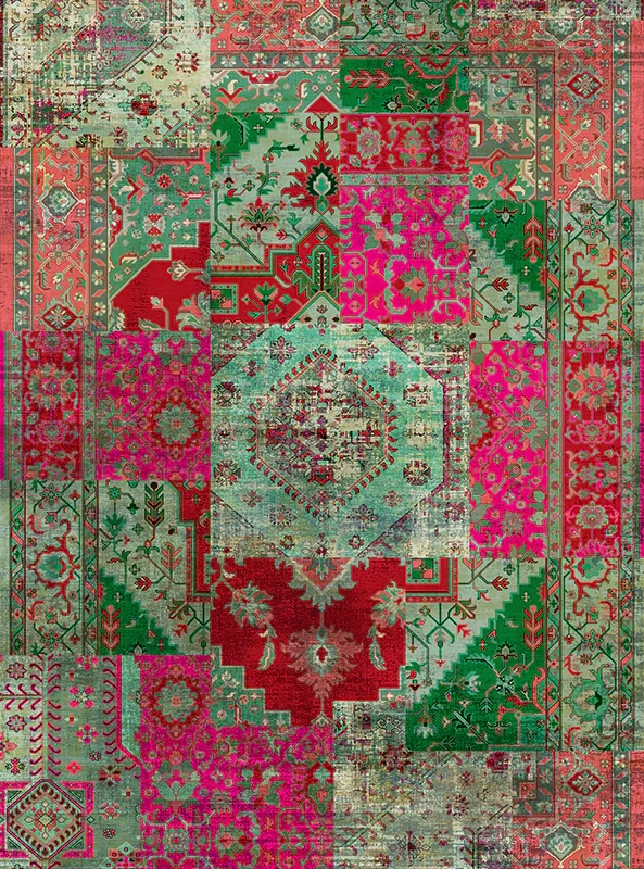 قالیچه و فرشینه مدرن هال و پذیرایی برند رویان کد F588 سایت خرید برو