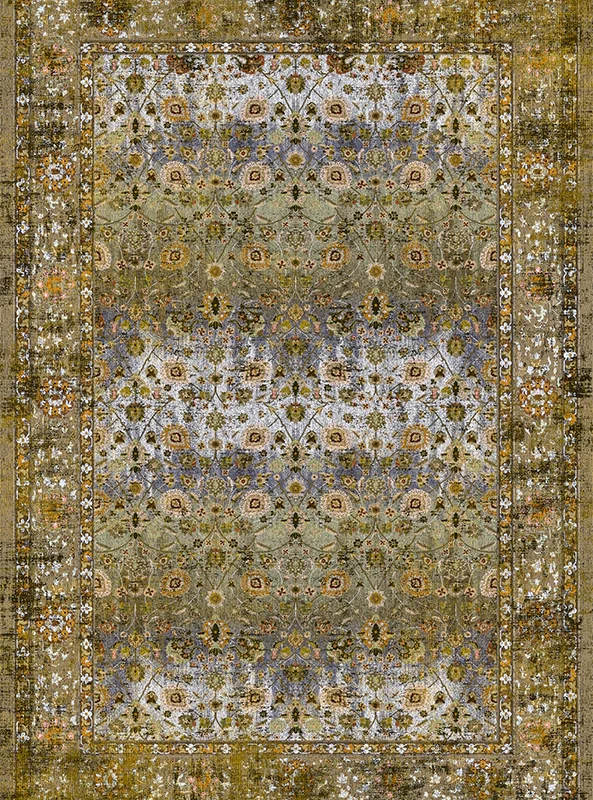 قالیچه و فرشینه مدرن هال و پذیرایی برند رویان کد F594 سایت خرید برو