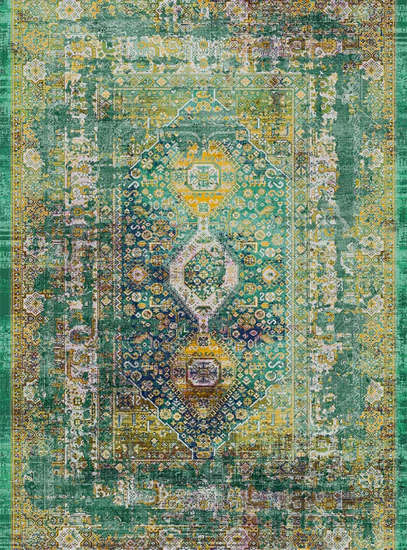 قالیچه و فرشینه مدرن هال و پذیرایی برند رویان کد F596 سایت خرید برو