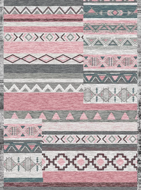 قالیچه و فرشینه مدرن هال و پذیرایی برند رویان کد F598 سایت خرید برو