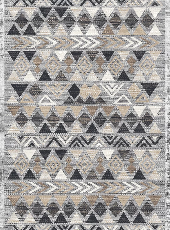 قالیچه و فرشینه مدرن هال و پذیرایی برند رویان کد F599 سایت خرید برو