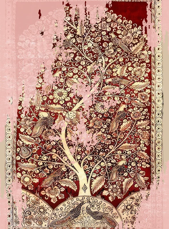 قالیچه و فرشینه مدرن هال و پذیرایی برند رویان کد F600 سایت خرید برو