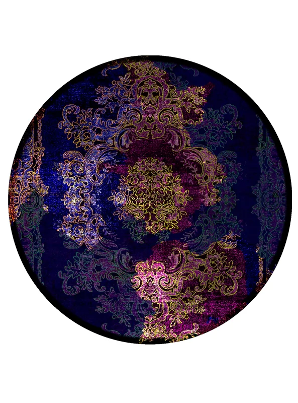 فرشینه گرد و مدرن هال و پذیرایی برند رویان کد Da2 سایت خرید برو