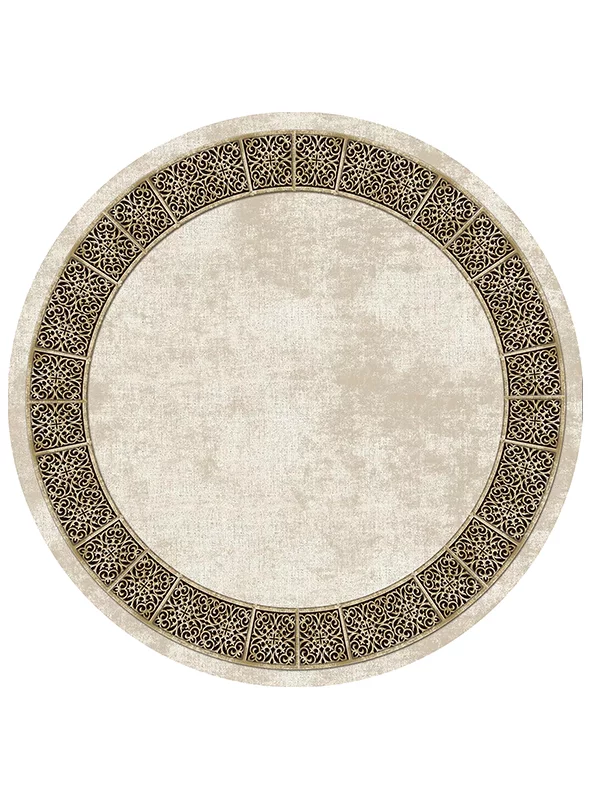 فرشینه گرد و مدرن هال و پذیرایی برند رویان کد Da11 سایت خرید برو