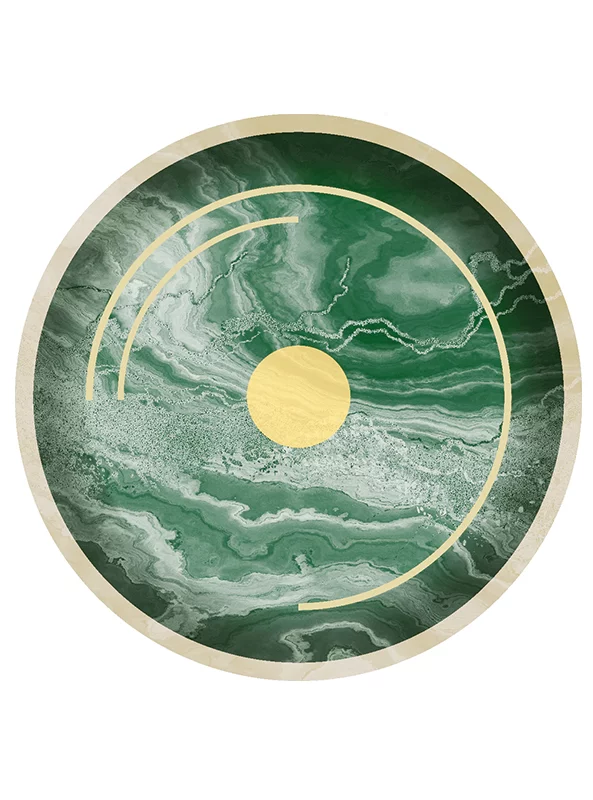 فرشینه گرد و مدرن هال و پذیرایی برند رویان کد Da22 سایت خرید برو