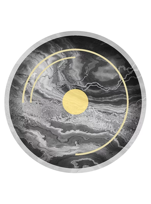 فرشینه گرد و مدرن هال و پذیرایی برند رویان کد Da23 سایت خرید برو