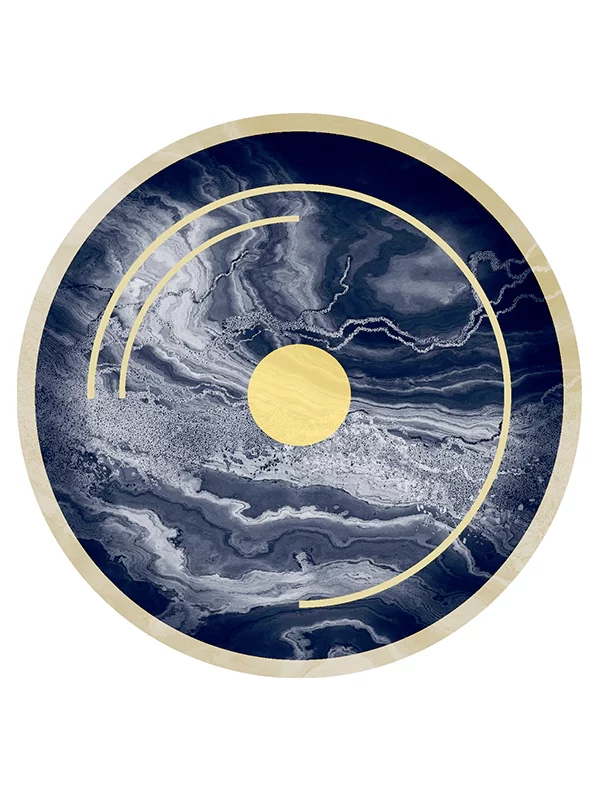 فرشینه گرد و مدرن هال و پذیرایی برند رویان کد Da25 سایت خرید برو