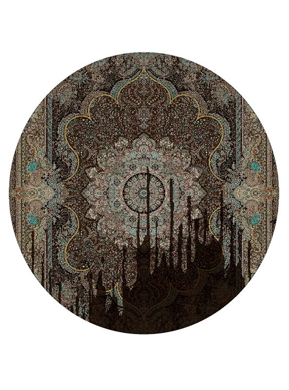 فرشینه گرد و مدرن هال و پذیرایی برند رویان کد Da29 سایت خرید برو