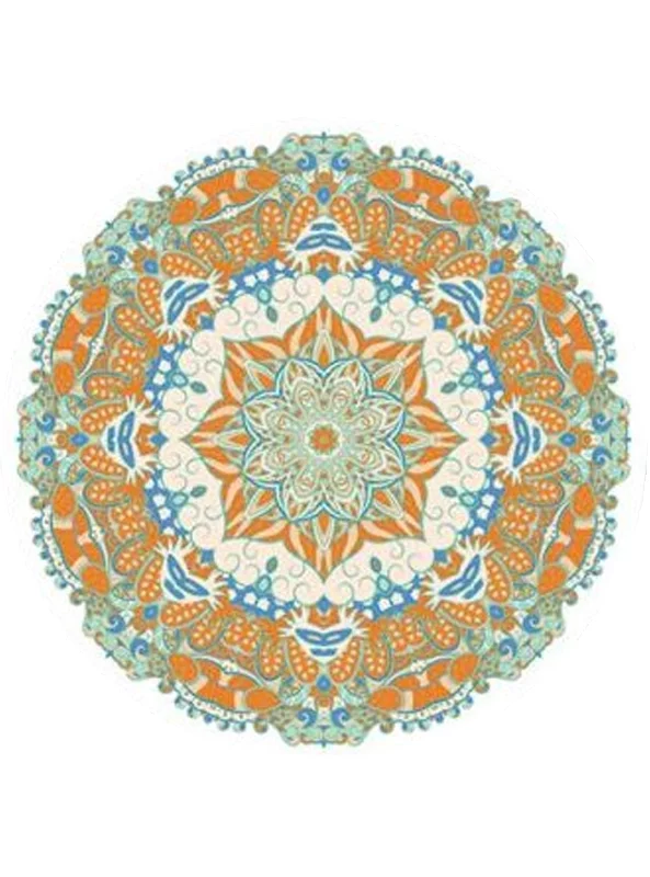 فرشینه گرد و مدرن هال و پذیرایی برند رویان کد De28 سایت خرید برو