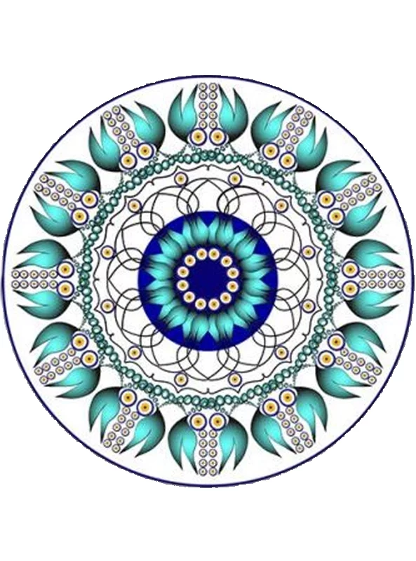 فرشینه گرد و مدرن هال و پذیرایی برند رویان کد De31 سایت خرید برو