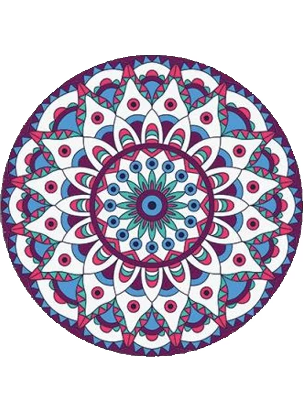 فرشینه گرد و مدرن هال و پذیرایی برند رویان کد De47 سایت خرید برو