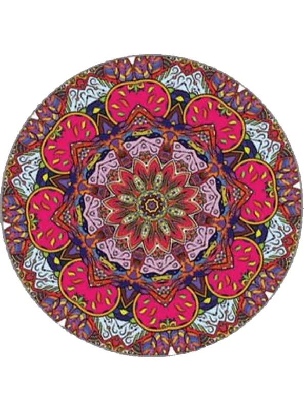 فرشینه گرد و مدرن هال و پذیرایی برند رویان کد De68 سایت خرید برو