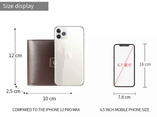 کیف پول و جاکارتی مردانه کوچک سانی ستی SUNICETY S3064 Men's Leather Short Wallet Card Holder