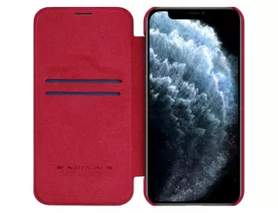 کیف چرمی نیلکین آیفون Nillkin Qin Leather Case iPhone 12 mini
