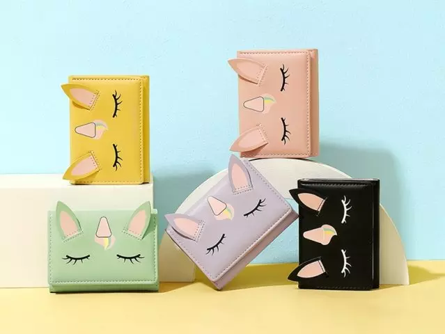 کیف پول فانتزی تاشو زنانه طرح تک شاخ تائومیک میک TAOMICMIC Y8939 Unicorn Print Women's Wallet