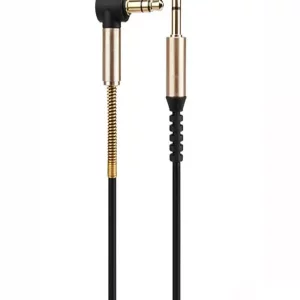 کابل دو متری میکروفون دار Hoco UPA02 Spring 3.5 mm Stereo With Controls Aux