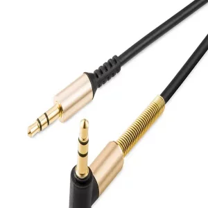 کابل دو متری میکروفون دار Hoco UPA02 Spring 3.5 mm Stereo With Controls Aux