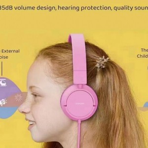 هدفون سیمی جویروم Joyroom Kids wired headphones JR-HC1